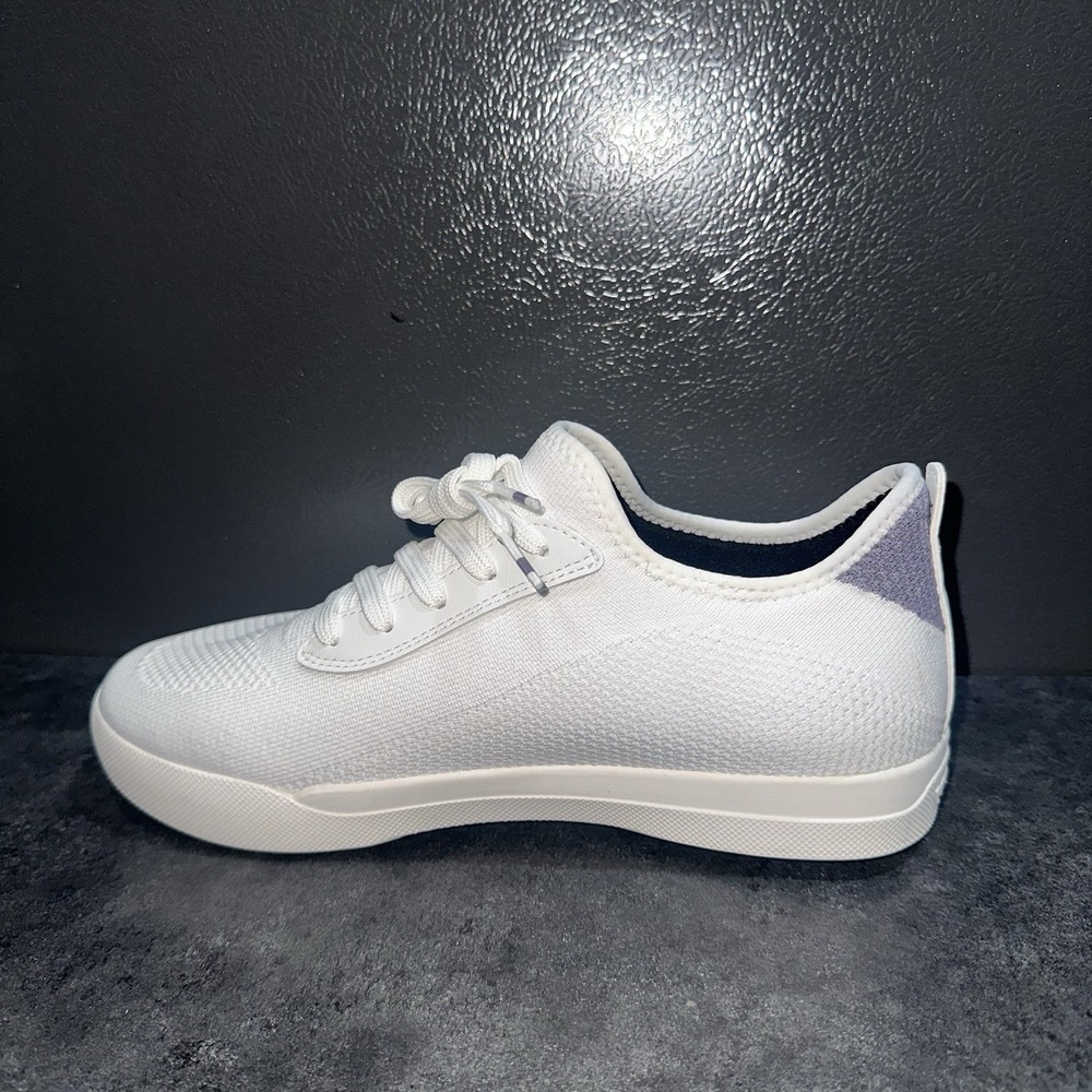 Vessi Weekend Sneaker Womens Size 9 Waterproof Shoes White Lilac Purple Mens 8 - Picture 5 of 12